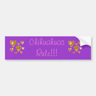 Chihuahuas Rule!!! Bumpersticker