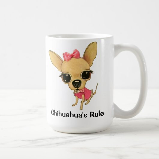 Chihuahua's Rule ChiYumYum Coffee Mok (Rechts)