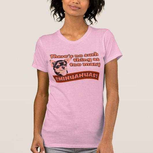 CHIHUAHUAS T-SHIRT (Voorkant)