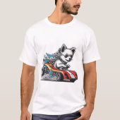 Chihuahua's Tiny Race Car Rally T-shirt (Voorkant)