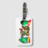 chihuahua's zijn schattig bagagelabel (Voorkant (verticaal))