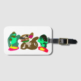 chihuahua's zijn schattig bagagelabel