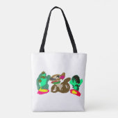 chihuahua's zijn schattig tote bag (Achterkant)