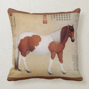 Chihuaying~赤 鹰~ Ten Steeds ~Giuseppe Castiglione ~ Kussen