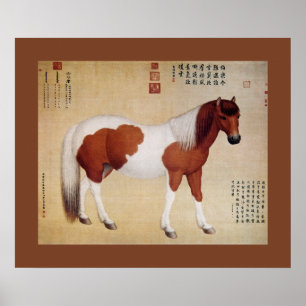 Chihuaying ~赤 鹰~Ten Steeds ~Giuseppe Castiglione ~ Poster