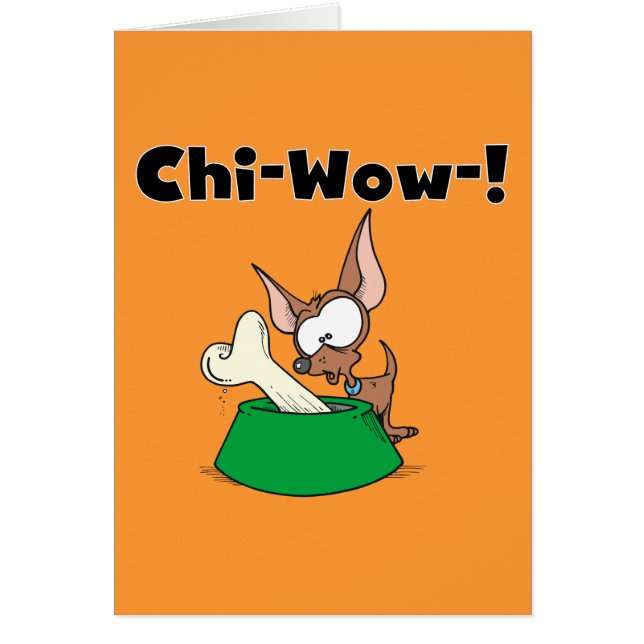Chihuhua Chi-Wow T-shirts en geschenken (Voorkant)
