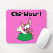 Chihuhua Chi-Wow T-shirts en geschenken Muismat (Met muis)