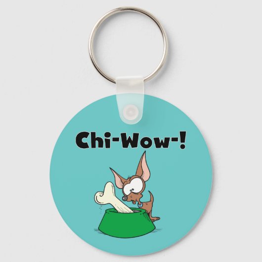 Chihuhua Chi-Wow T-shirts en geschenken Sleutelhanger (Voorkant)