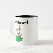 Chihuhua Chi-Wow T-shirts en geschenken Tweekleurige Koffiemok (Voorkant links)