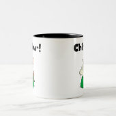 Chihuhua Chi-Wow T-shirts en geschenken Tweekleurige Koffiemok (Center)