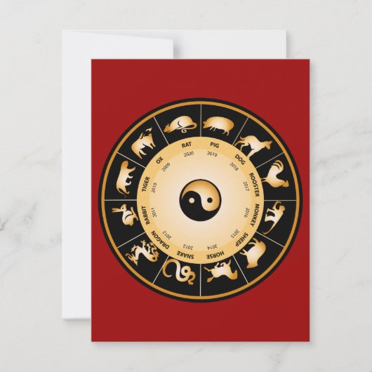 Chiinese Zodiac Wheel (Voorkant)