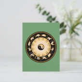 Chiinese Zodiac Wheel Briefkaart (Staand voorkant)