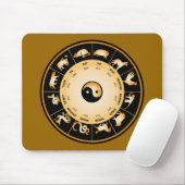 Chiinese Zodiac Wheel Muismat (Met muis)