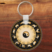 Chiinese Zodiac Wheel Sleutelhanger (Voorkant)