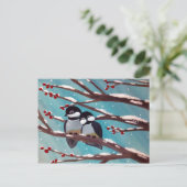 Chikadees Briefkaart (Staand voorkant)