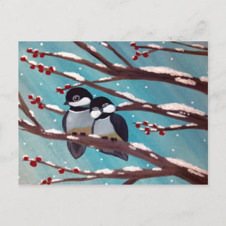 Chikadees Briefkaart