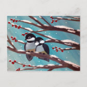 Chikadees Briefkaart (Voorkant)