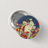 Chikanobu Samurai 1:5 Ronde Button 3,2 Cm (Voorkant /achterkant)