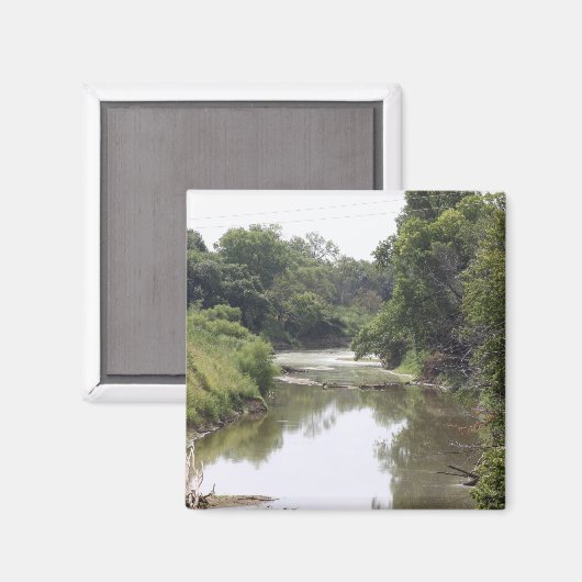 Chikaskia River Magnet (Voorkant / Achterkant)