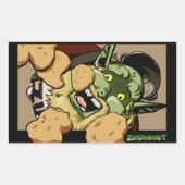 Chikky Nuggz Rechthoekige Sticker (Voorkant)