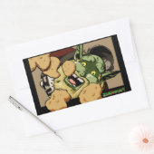 Chikky Nuggz Rechthoekige Sticker (Envelop)