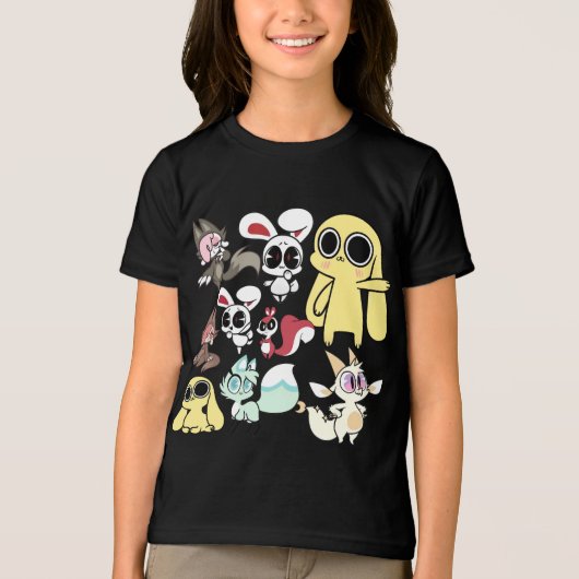 chikn nuggit😂 chikn nuggit 😂chikn nuggit 😂😂😂 Tri-Blend shirt (Voorkant)