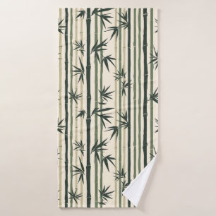 Chikurin Zen (Bamboebos) Badhanddoek