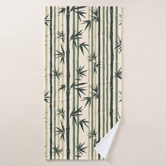 Chikurin Zen (Bamboebos) Badhanddoek (Badhanddoek)