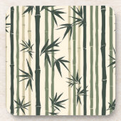 Chikurin Zen (Bamboo Grove) Bier Onderzetter (Voorkant)