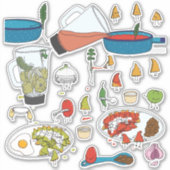 Chilaquiles getting ready sticker (Voorkant)