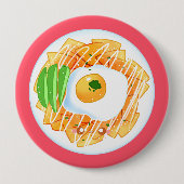 Chilaquiles Rojos Ronde Button 4,0 Cm (Voorkant)