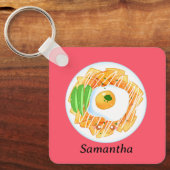 Chilaquiles Rojos Sleutelhanger (Voorkant)