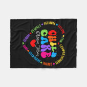 Chilare Dream Team Daycare Crew School Provider Te Fleece Deken (Voorkant (Horizontaal))