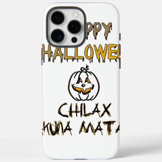 Chilax Spooky & Fun: Happy Halloween Collectie Case-Mate iPhone Case (Achterkant)