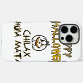 Chilax Spooky & Fun: Happy Halloween Collectie Case-Mate iPhone Case (Achterkant (horizontaal))