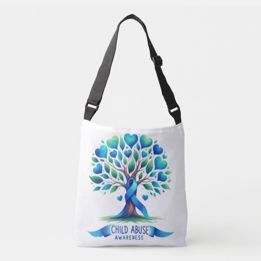 Child Abuse Awareness Tote Bag (Voorkant)
