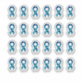 Child Abuse Prevention Awareness Blue Ribbon Sticker (Voorkant)