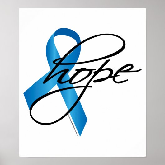 Child Abuse Ribbon Hope Poster (Voorkant)