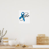 Child Abuse Ribbon Hope Poster (Keuken)
