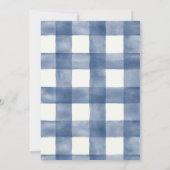 Child Birthday Invitation with Hedgehog Kaart (Achterkant)