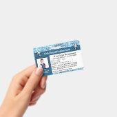 Child Boy Girl ID Identification Personalize Card Badge (Handheld)