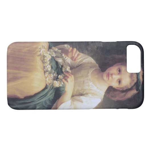 Child Braiding a Crown, Bouguereau Case-Mate iPhone Case (Achterkant (Horizontaal))