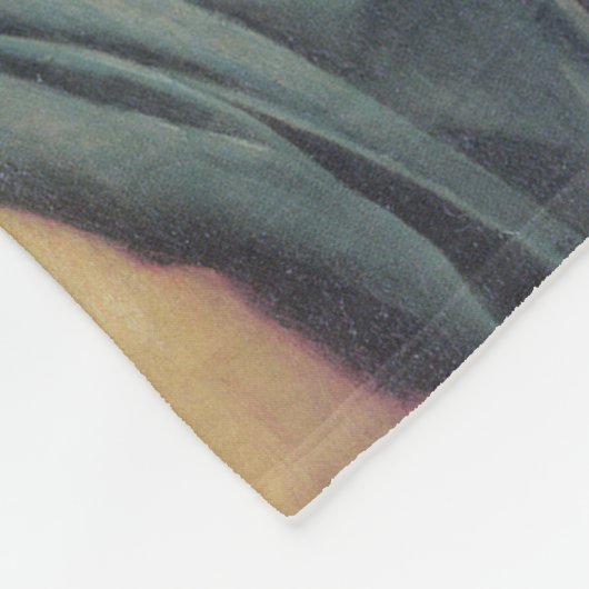 Child Braiding a Crown, Bouguereau Fleece Deken (Hoek)