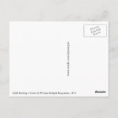 Child Braiding a Crown door W.A. Bouguereau Briefkaart (Achterkant)