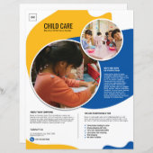 Child Care Flyer Template (Voorkant / Achterkant)