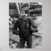 Child Coal Miner - West Virginia - 1908 Poster (Voorkant)