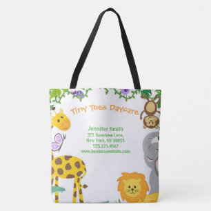 Child Daycare Service Oerwoud Dierenhandel Tote Bag