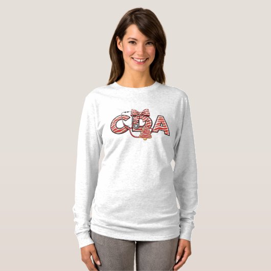 Child Development Associate -CDA- Christmas T-shirt (Voorkant volledig)