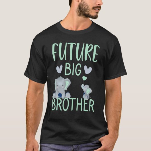 Child future big brother pregnancy announcement 20 t-shirt (Voorkant)