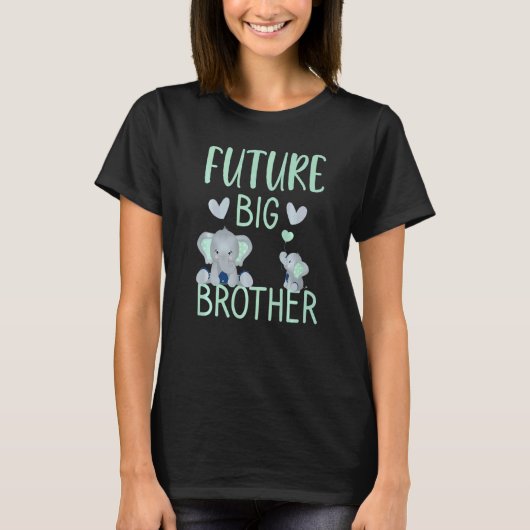 Child future big brother pregnancy announcement 20 t-shirt (Voorkant)